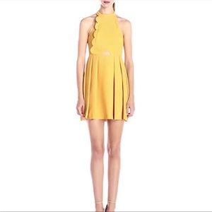 BCBGeneration size 4 mustard yellow mini dress